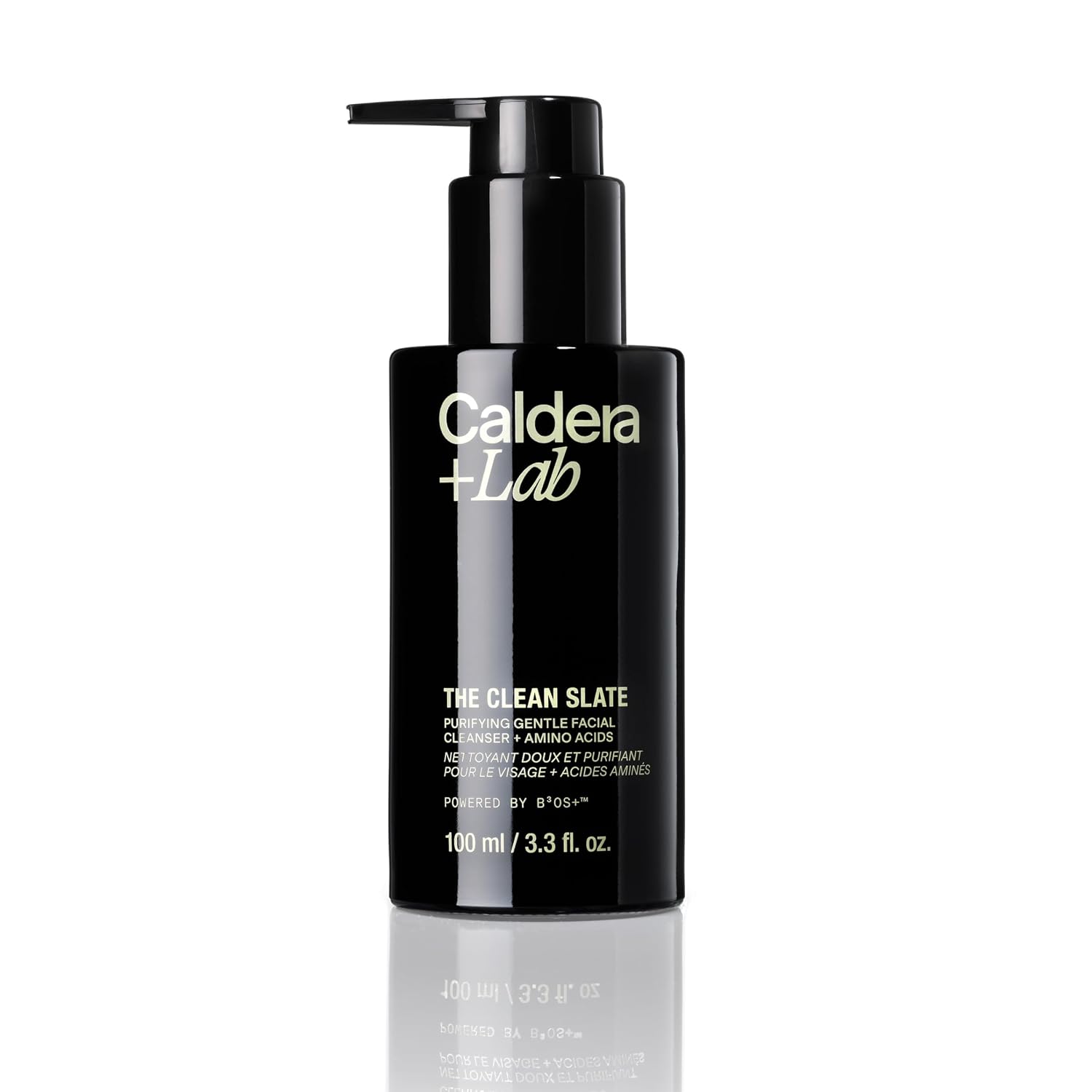 Caldera + Lab The Clean Slate | Men's Gentle Facial Cleanser, 3.3 Fl Oz | Daily face cleanser lifts buildup, balances oil and unclogs pores. Mild exfoliation leaves skin soft and clear